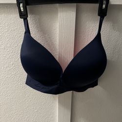 Victoria Secret Pink Where Everywhere Push Up Bra Sz 38DD