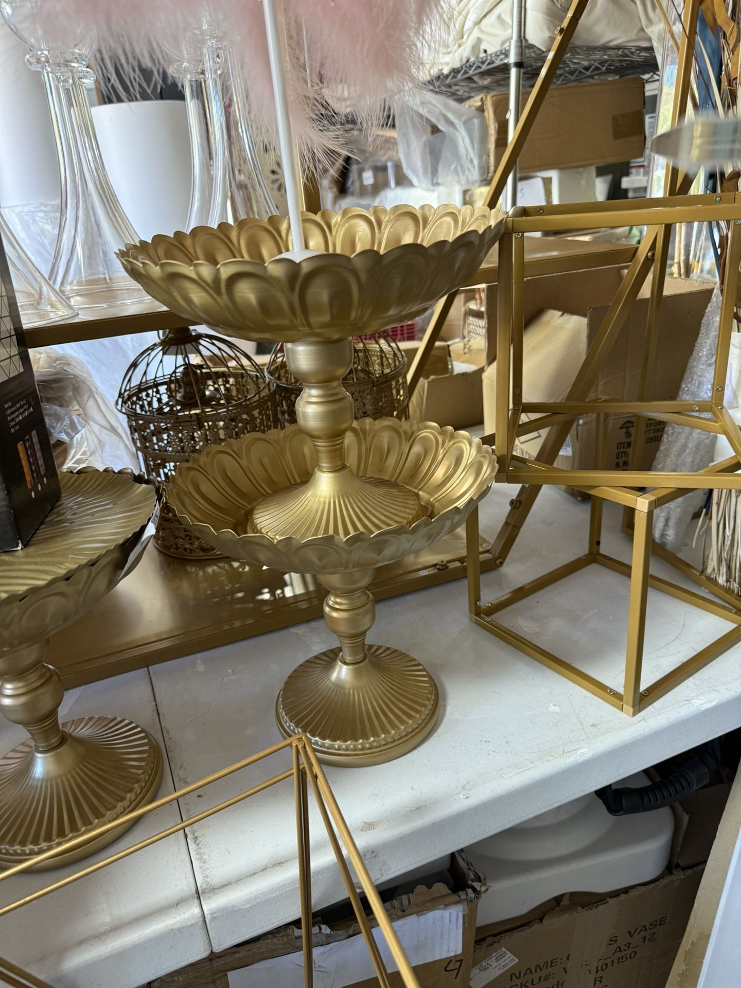 12 Metal Vases