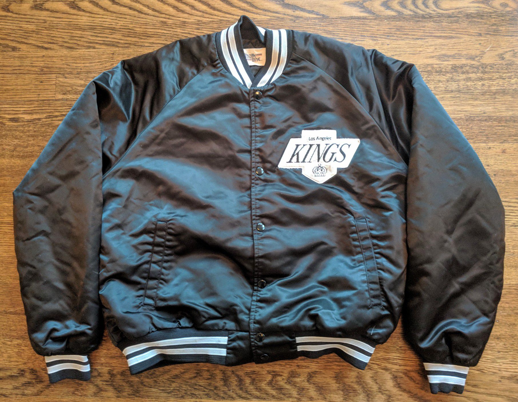 Los Angeles Kings Vintage 90s Starter Satin Bomber Jacket 