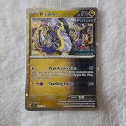 Pokemon Miraidon Stamped Temporal Forces Promo Card!