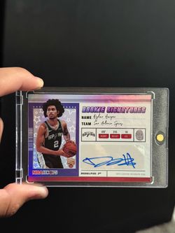 Dylan Harper signed NBA AUTO