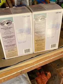 Still Available - 2 New Exterior Wall Lanterns - LOOK!