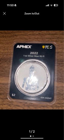 2022 Niue 1 oz Ag $2 Star Wars: IG-11 (MD® Premier + PCGS FS)