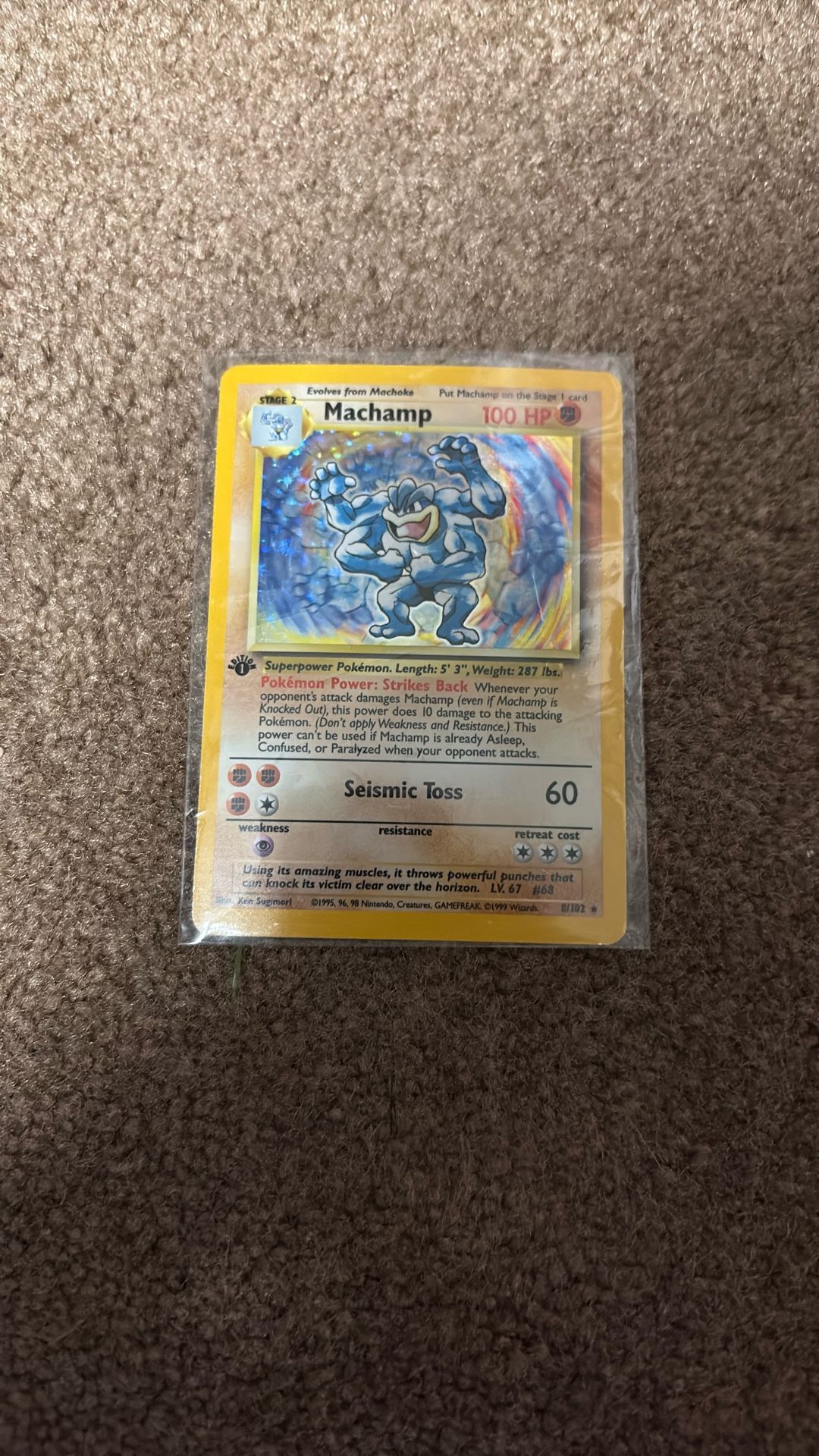 1st Edition Machamp 1999