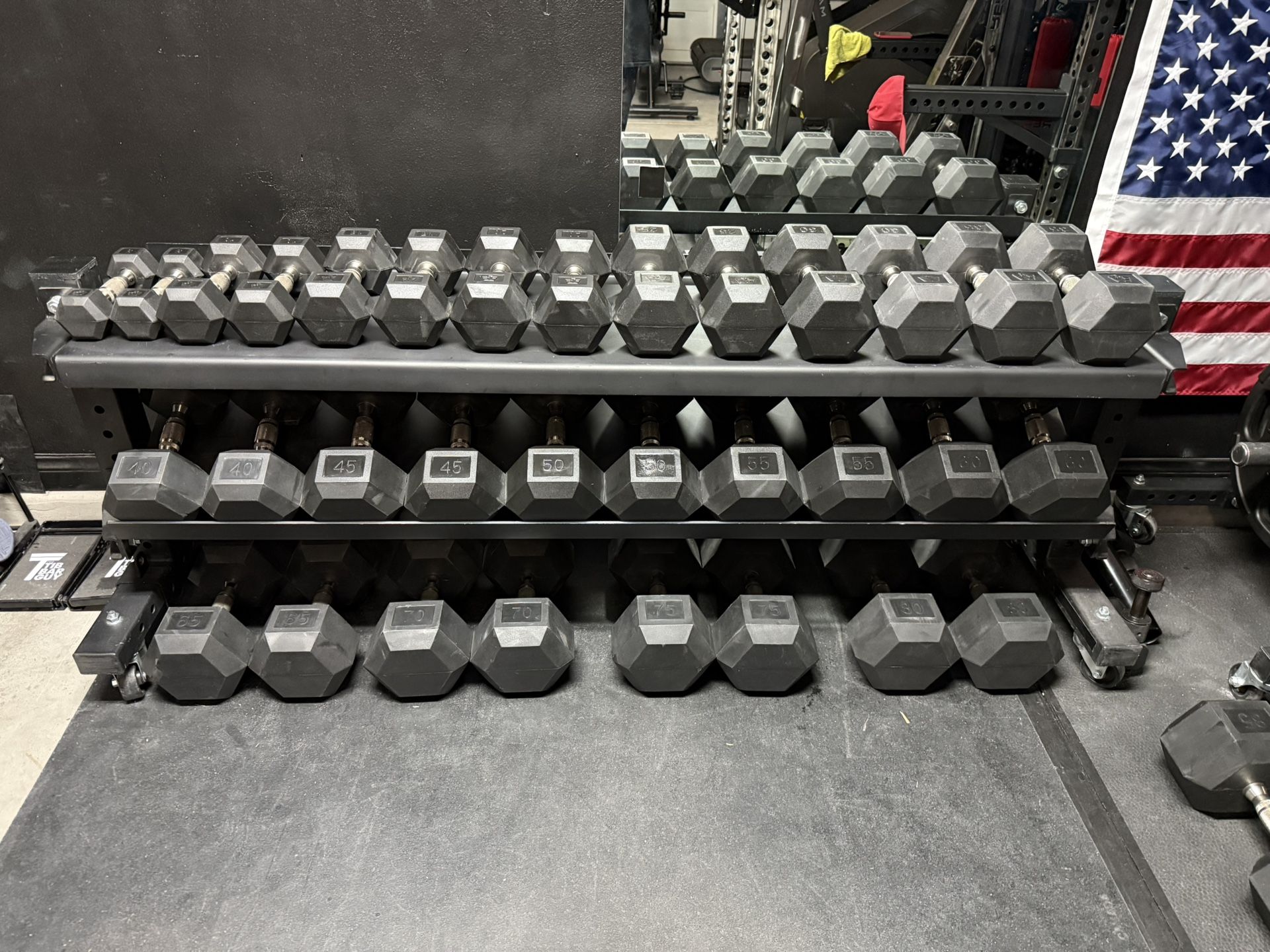 Hampton Urethanes Dura Bells 5-100lbs “Dumbbells Only”