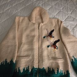 Knitted Sweater L/exl With Mallards