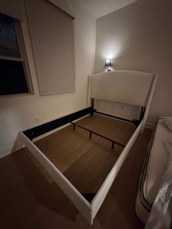 White Queen Bed Frame