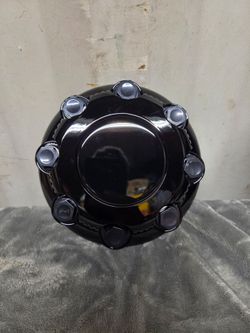Black Wheel Center Cap with Lug Nut Covers
