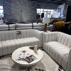 Elegant Modern Sofa Set! $1999 🤍📦☎️ More Colors Available!