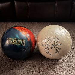 Two 15 Lb Bowling Ball