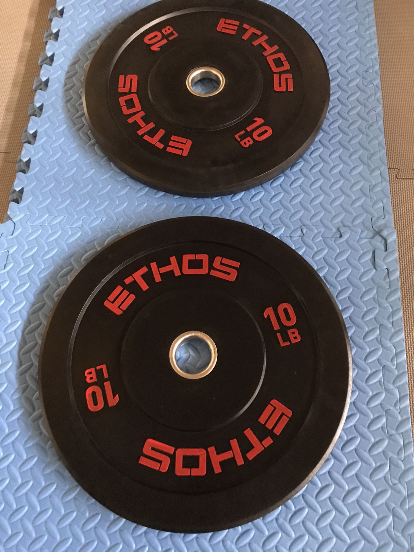ETHOS Olympic Rubber Bumper weight Plate