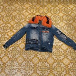 Rockstar original Jean Jacket With Fur 