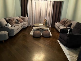 Living room couch set