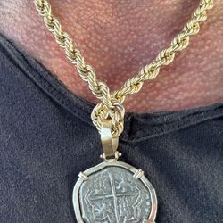 Atocha Coin 14Kt Bezel