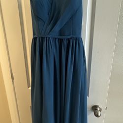 Teal / Blue Bridesmaid Dress