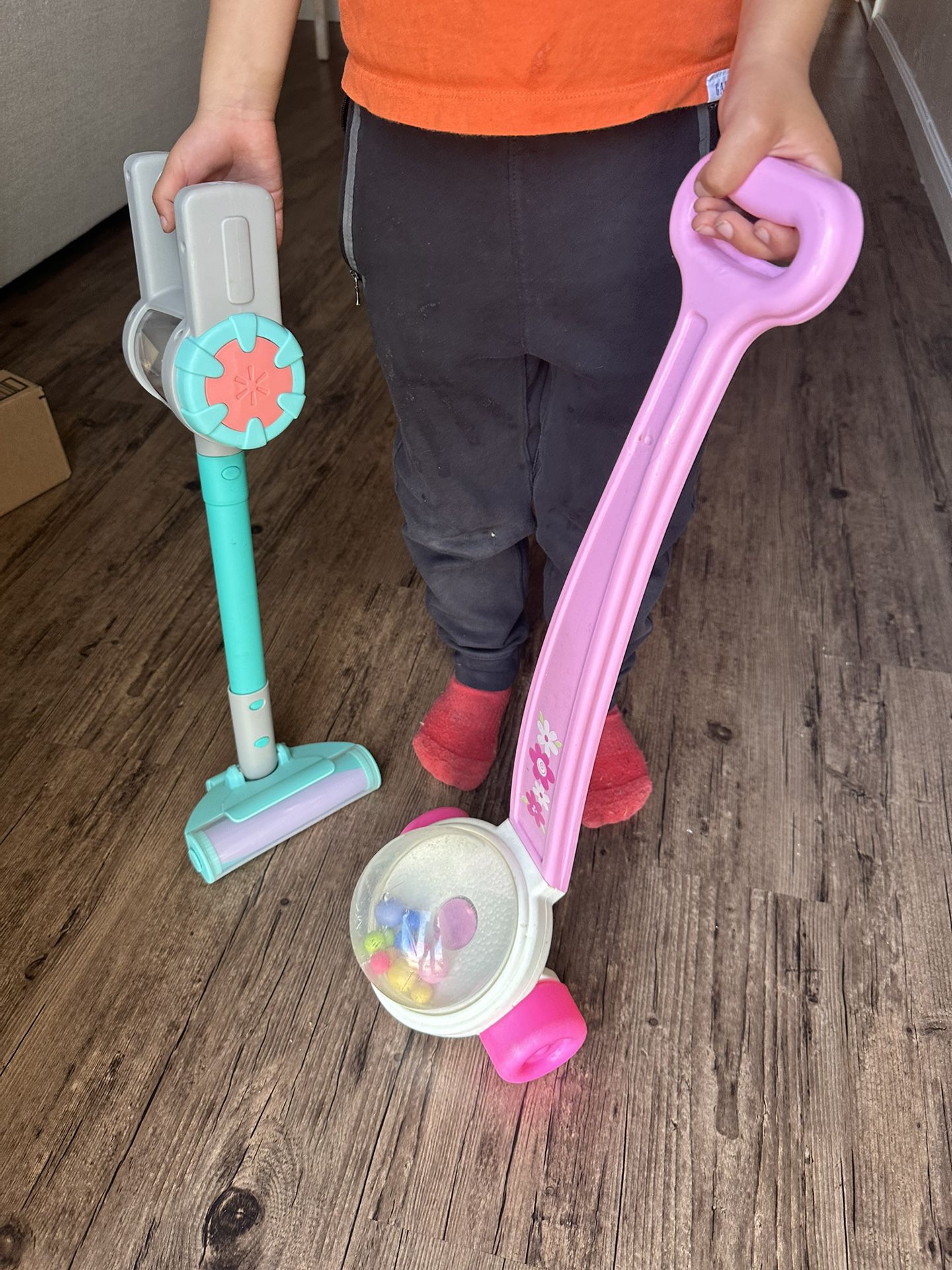 Baby Toddler Toy vacuum   and fisher price my first pop
