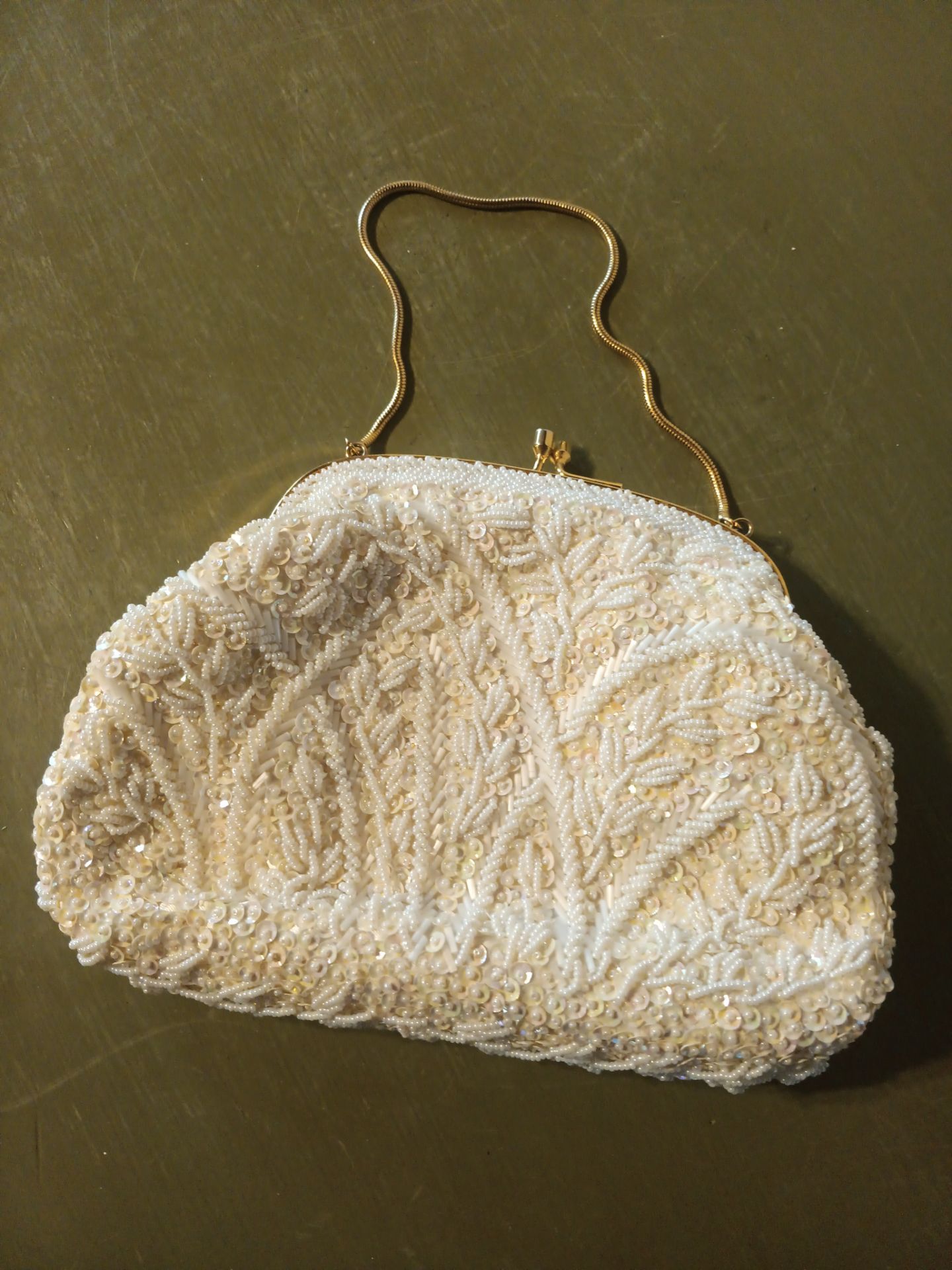 Vintage Japan Hand-beaded Purse