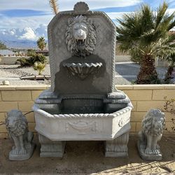 New Fountain Made Out Of Cement 