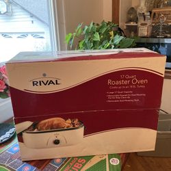 NEW !!! RIVAL 17 Quart Roaster Oven 