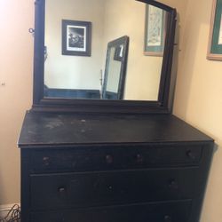 Vintage Mirrored Dresser