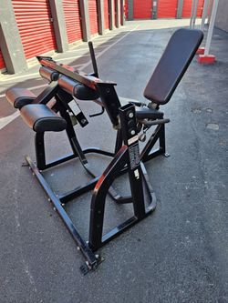 Hammer Strength Seated Leg Curl + 45x2 + 25x2. Miami 33130. Delivery for extra

Professional-grade Hammer Strength plate-loaded seated leg curl machin