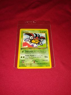 Near Mint 2000 Ledyba Pokémon Game Card - 63/111