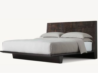 RH RESTORATION HARDWARE WYETH SPLIT BAMBOO KING BED FRAME: Retail $13,000