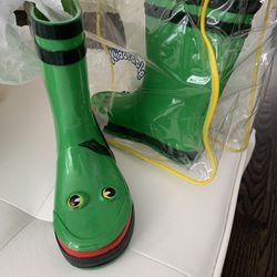 New Kidorable Froggy🐸 Raining Boots Children Size 12 Toddler 