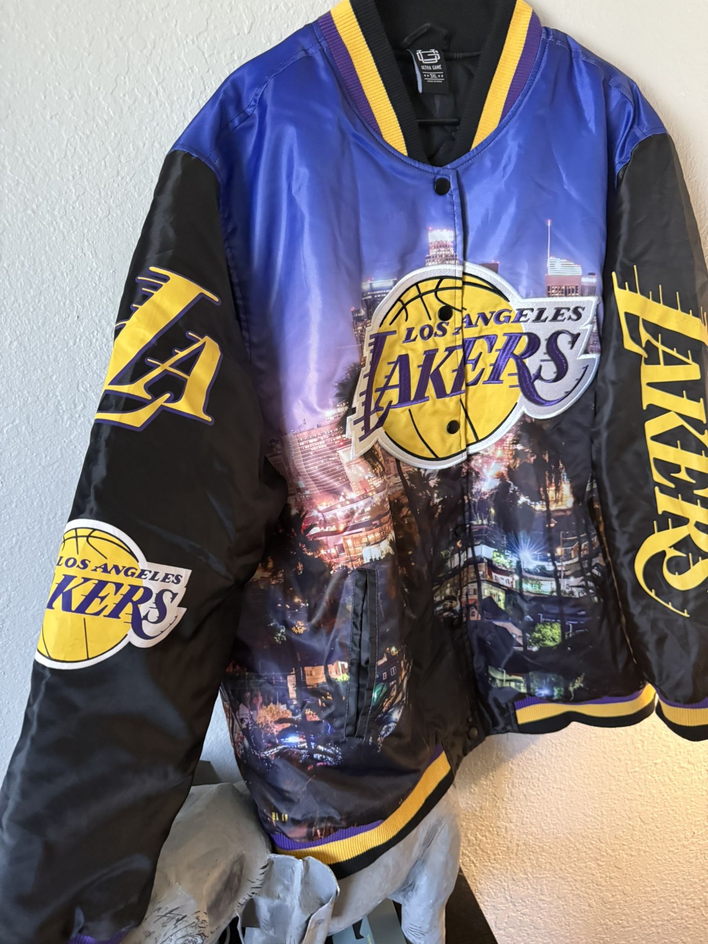 Raiders Hoodie And Lakers Jacket