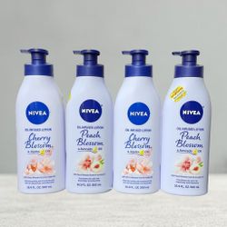 Nivea Peach & Cherry Blossom Body Lotion 2/$10
