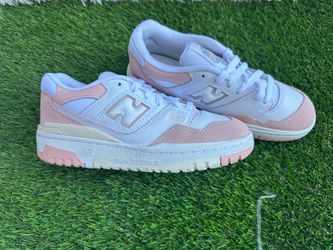 New Balance 550 Pink and White Sneakers kids size 4