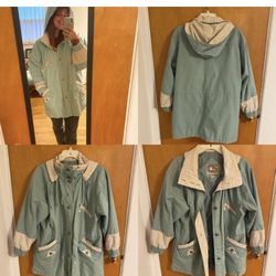 Vintage Current Seen Raincoat