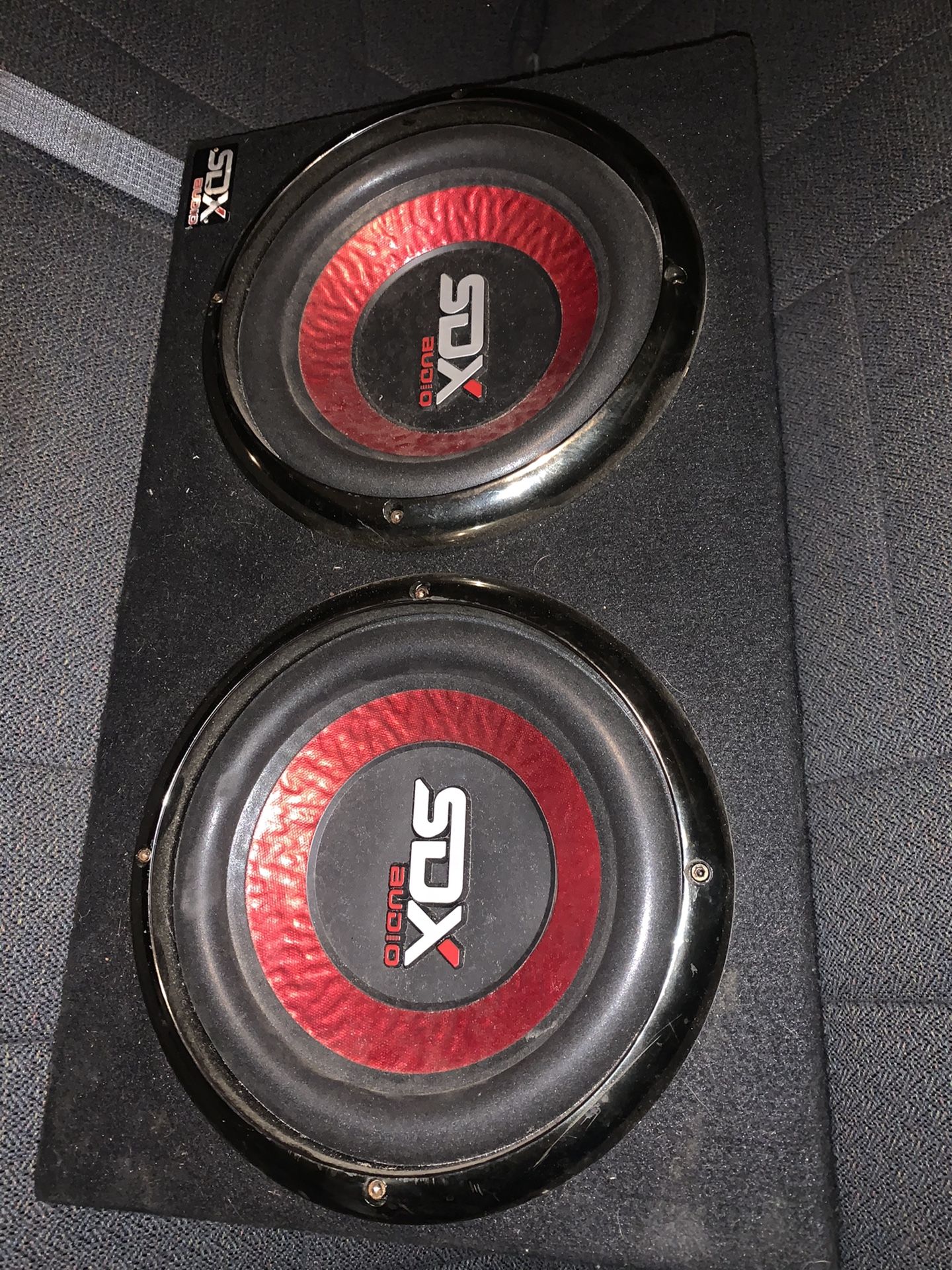 Subwoofers SDX with amplificador kicker like new