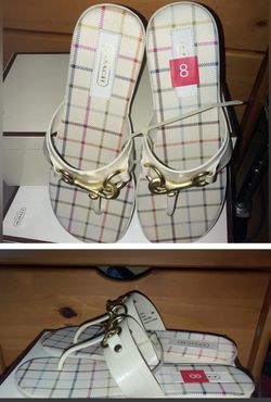 Coach Jelly Thong Sandals SZ 8