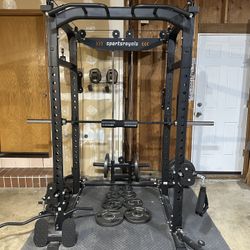 Whole Home Gym Setup (Squat Rack, Barbells, Weights, etc.)