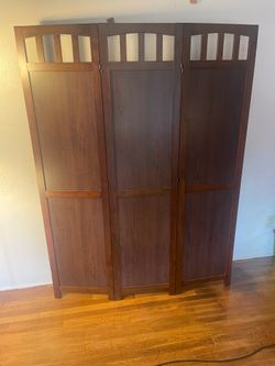 wooden divider