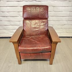 Lane Mission Style Red Recliner Chair