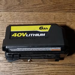 Ryobi 40v 6ah Battery