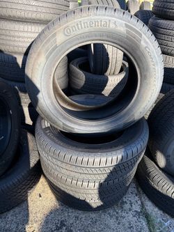4 llantas 225/65r17 dela continental 95% de vida por $260