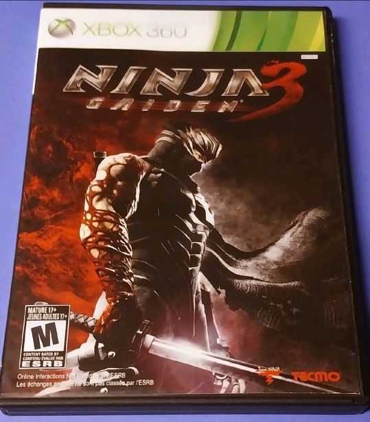 Ninja Gaiden 3 Xbox 360 Game Microsoft Action Fighting Very Good Disc!