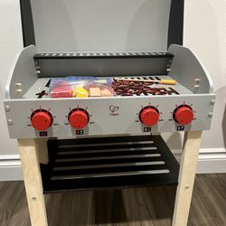 Hape Gourmet Grill Wooden Play Kitchen Multi