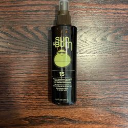 Sun Bum Premium Sunscreen Tanning Oil Broad Spectrum SPF 15! All Natural!