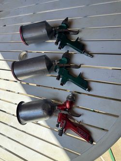 Two SATA spray guns and One Binks spray gun $400 all three