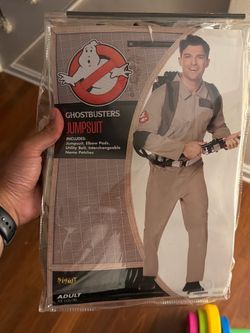 Adult Ghostbusters One Piece Costume - Ghostbusters Classic