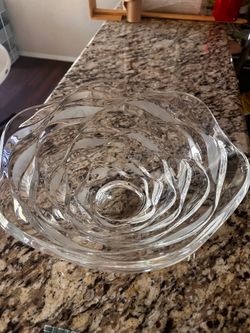 Glass bowl heavy duty