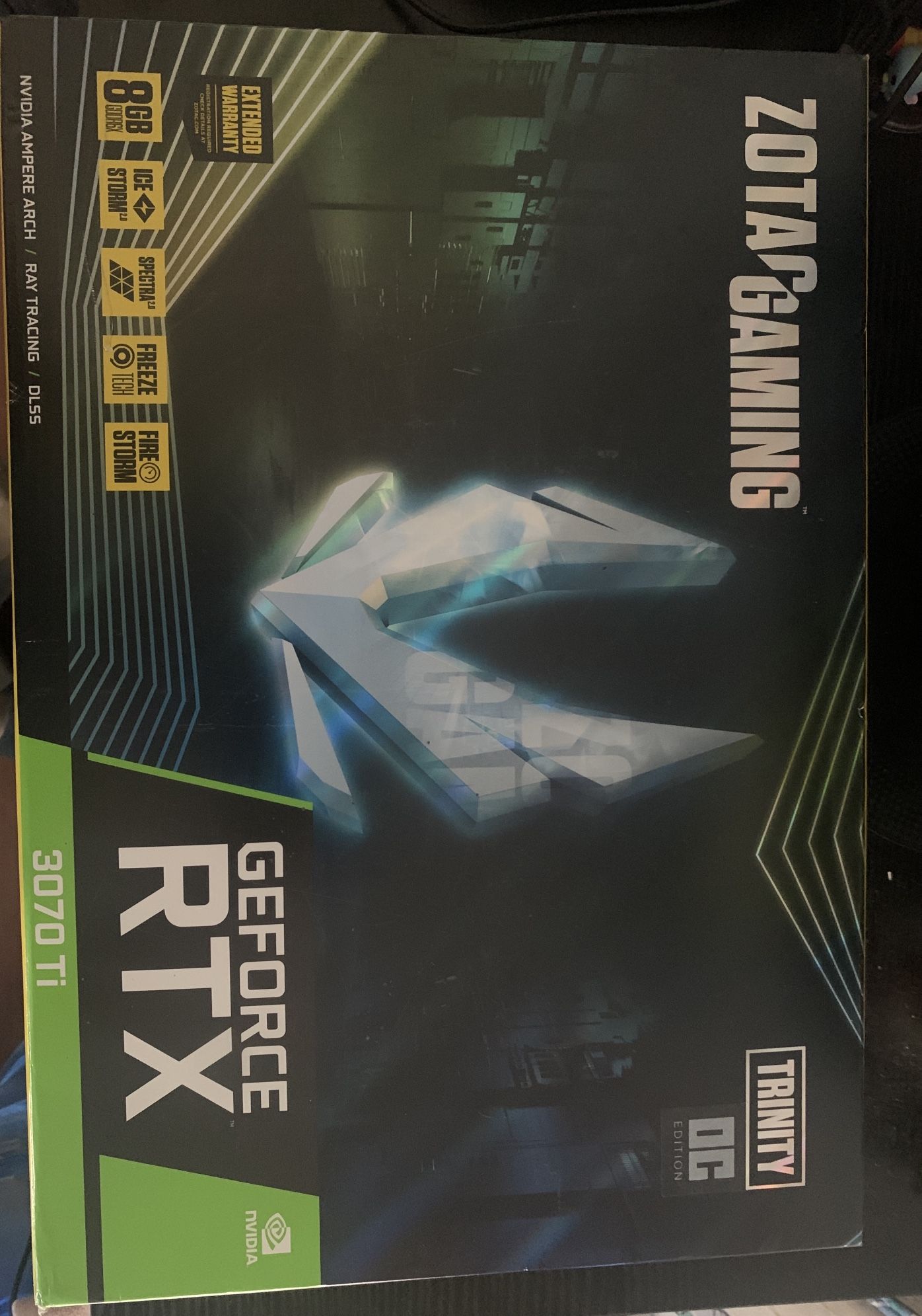 ZOTAG GAMING GEFORCE RTX 3070 Ti graphics card 