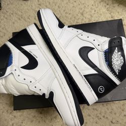 FRAGMENT x UNION x JORDAN 1 HIGH BLACK AND WHITE