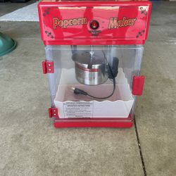 Popcorn Machine Small Home Use Theater Style Unit 