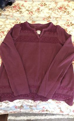 Lucky brand thermal blouse L