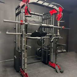 Smith Machine , Squat Rack , Bench Press , Leg Press , Pulley System Machine For Your Weights 
